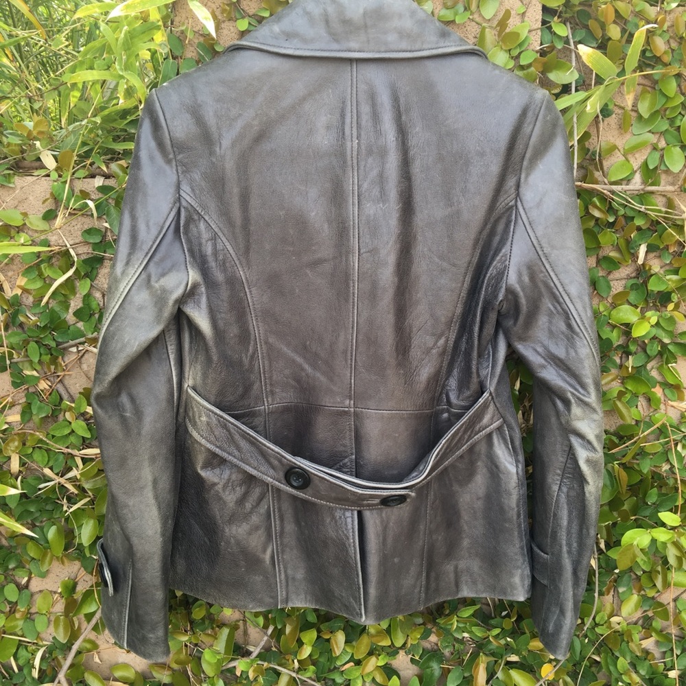 GUESS Leather Jacket - Picture 3 of 8